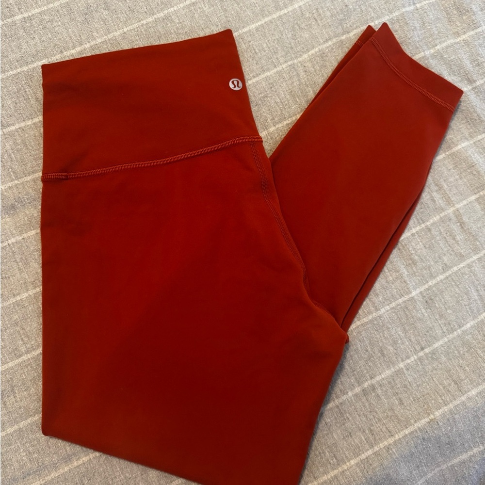 lululemon athletica High-Rise Leggings in Rust - Picture 2 of 4